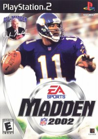 Madden 2002 Xbox US box art